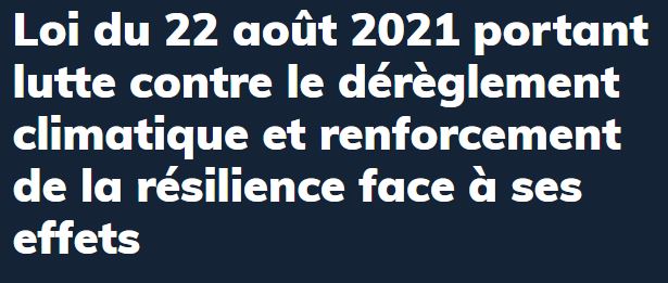 Loi 22 août