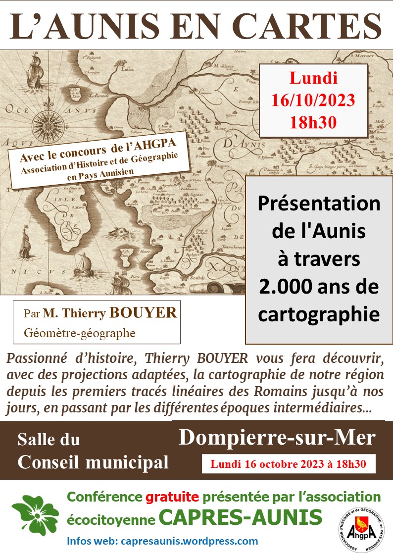2023-09-09 AFFICHE AUNIS EN CARTES