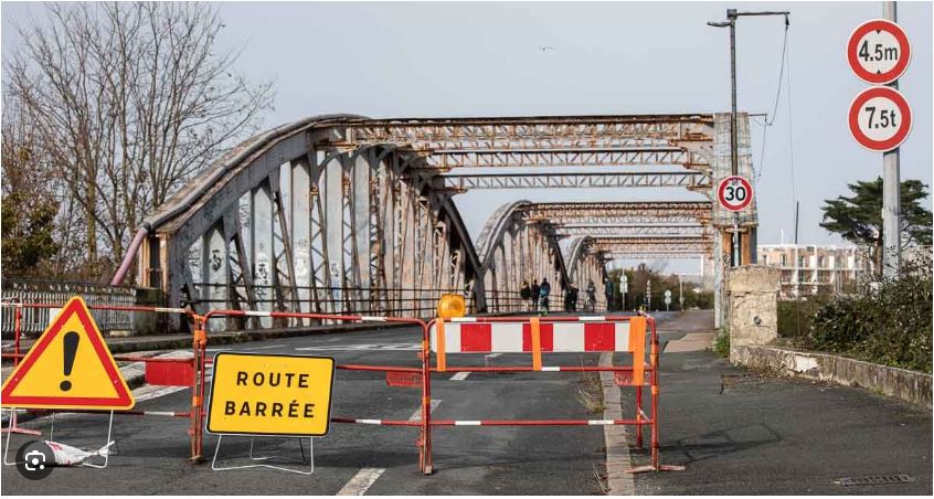 Pont de Tasdon Travaux