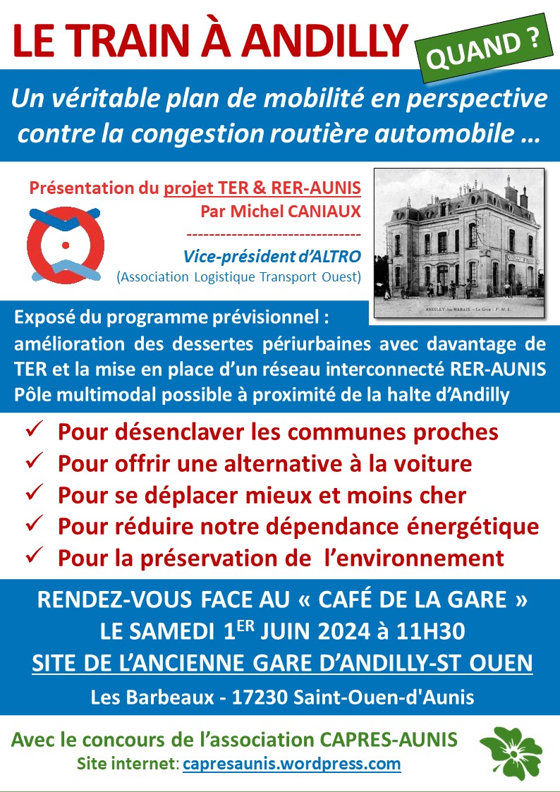 Samedi 01/06/2024 – Train à Andilly : quand&nbsp;?