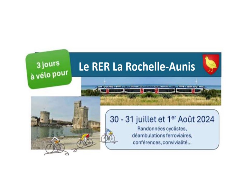 Mardi 30/07 – RER La&nbsp;Rochelle-Aunis