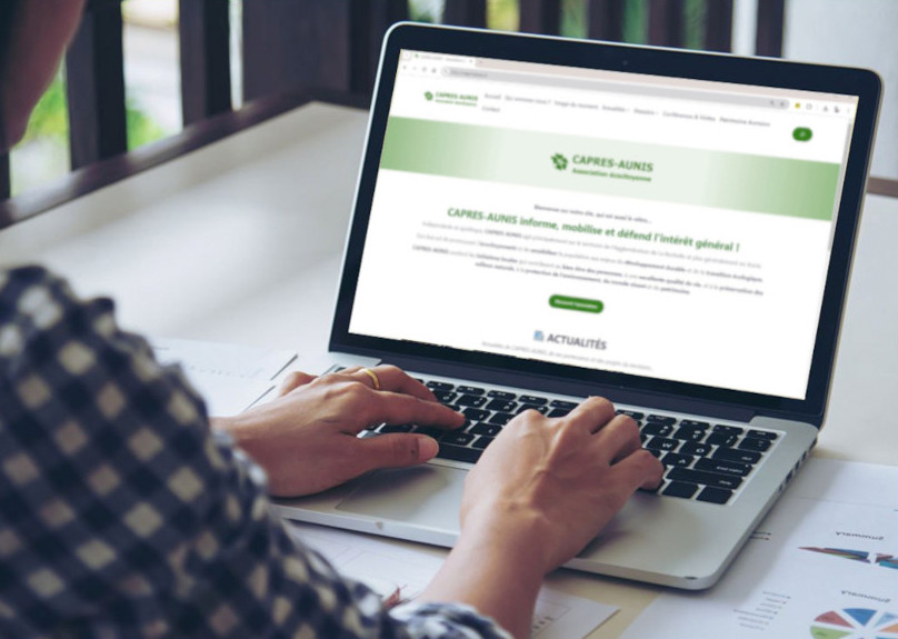 Refonte du site internet de&nbsp;CAPRES-AUNIS