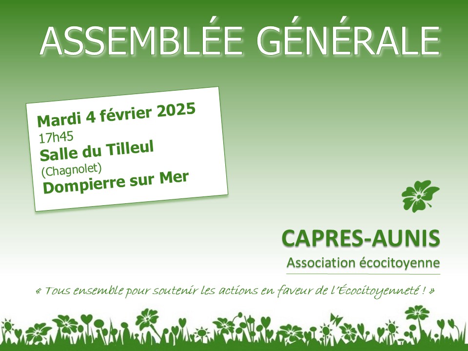 Mardi 4/02/2025 – Assemblée&nbsp;générale