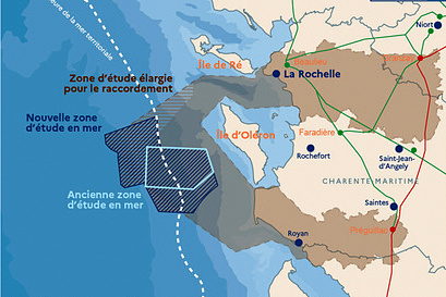 Projets éoliens au large des côtes de Charente-Maritime