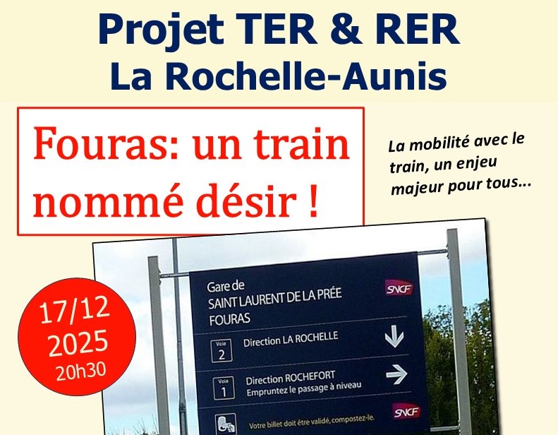 Mercredi 17/12- Mobilité et train à Fouras-les-Bains